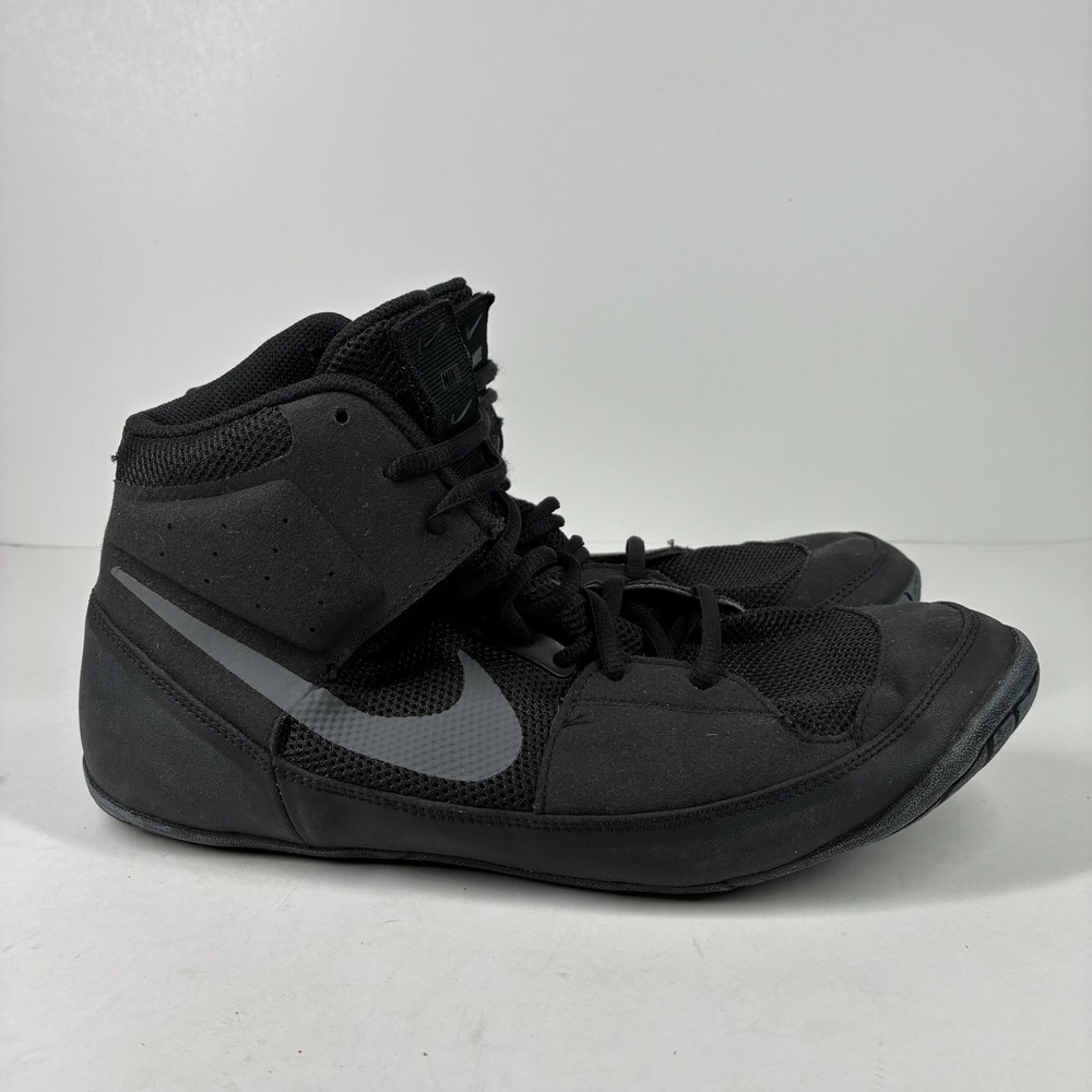 Nike Fury Men's US 11.5 Black Dark Gray Wrestling Boxing MMA Shoes AO2416-010 - Picture 10 of 16